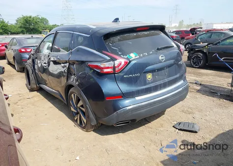 2018 Nissan Murano Platinum from USA, damaged, VIN 5N1AZ2MH0JN154004